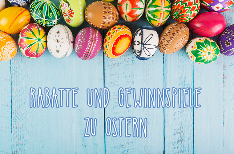 Rabatte und Gewinnspiele zu Ostern